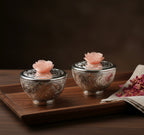 Emboss Jar with Rose Lid 3.5inch
