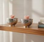 Emboss Jar with Rose Lid 3.5inch