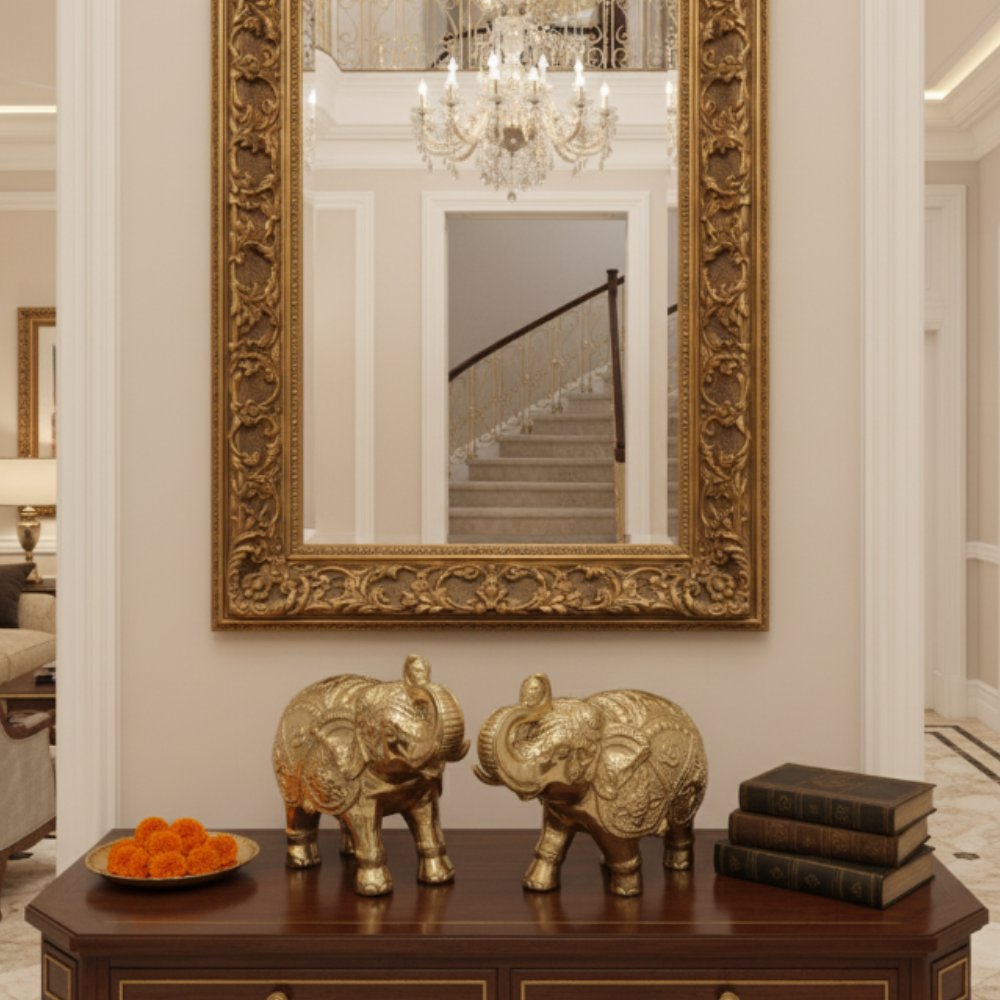 Good Luck Elephant Gold | Set of 2