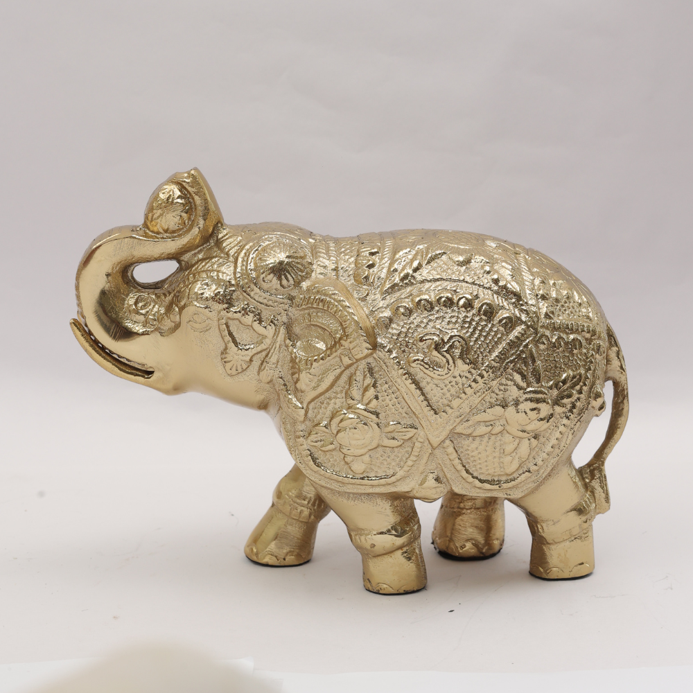 Good Luck Elephant Gold | Set of 2
