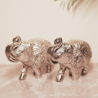 Good Luck Elephant Silver | Set of 2