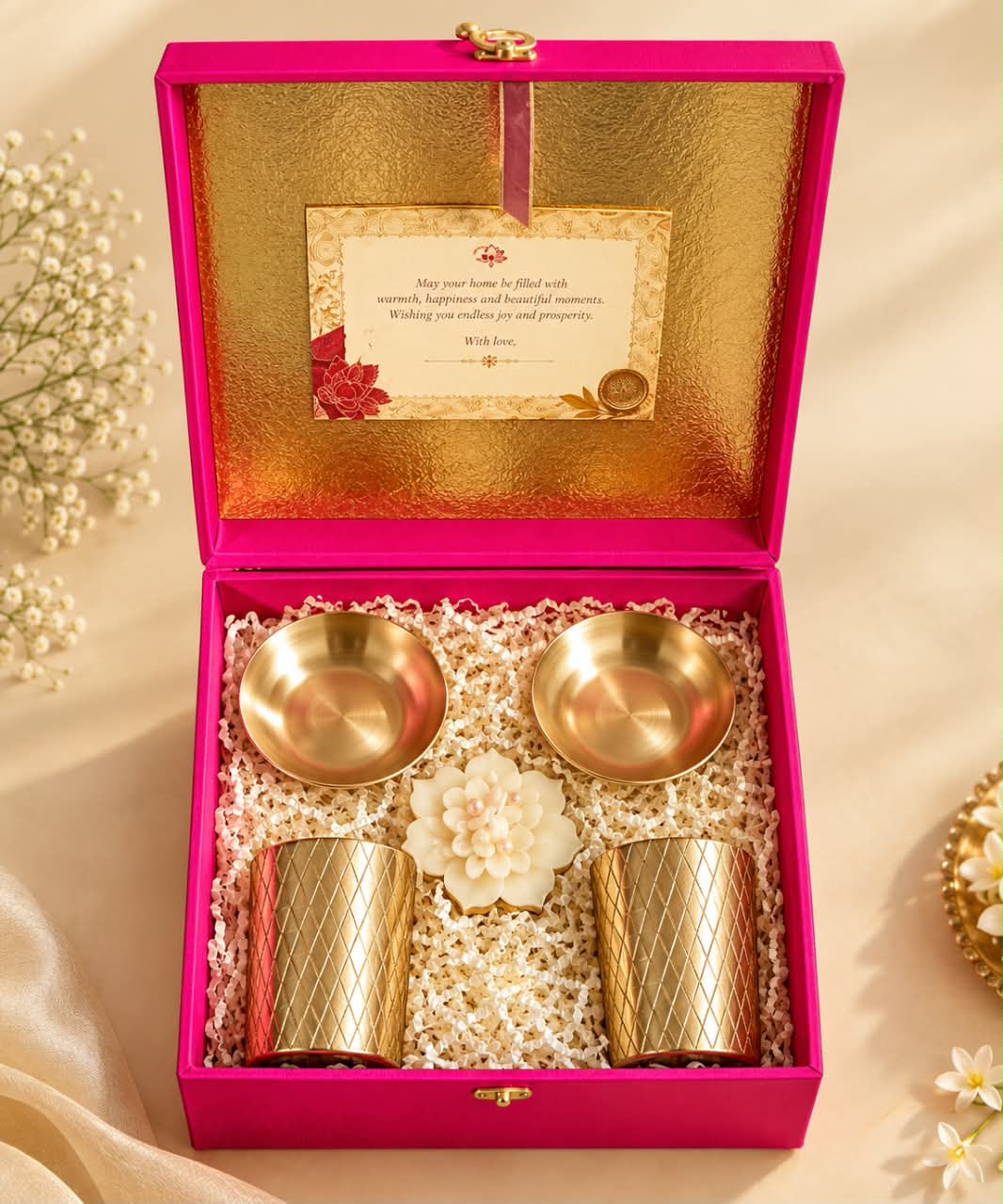 Kansa Glass Gift Set (Diamond Glass) Main image