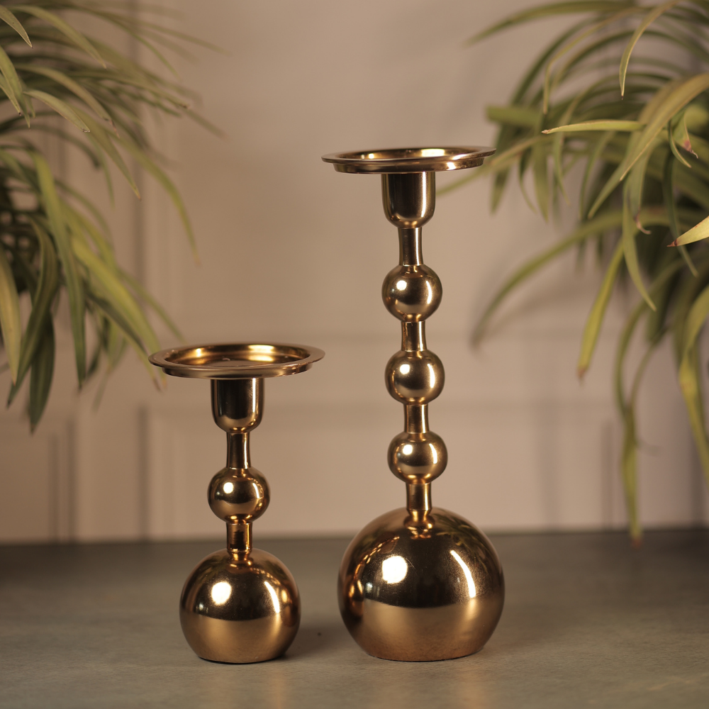 Luxora Candle Stand | Set of 2