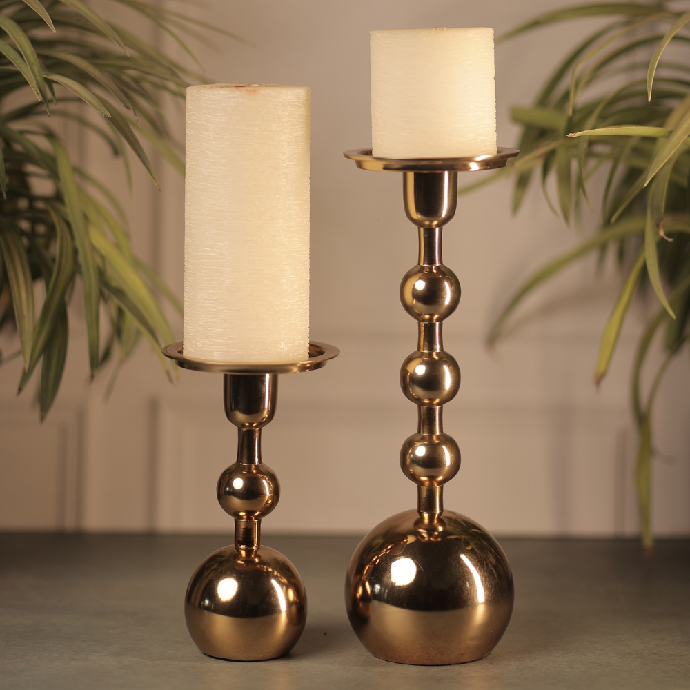 Luxora Candle Stand | Set of 2