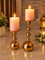 Luxora Candle Stands with Candles, Set of 2