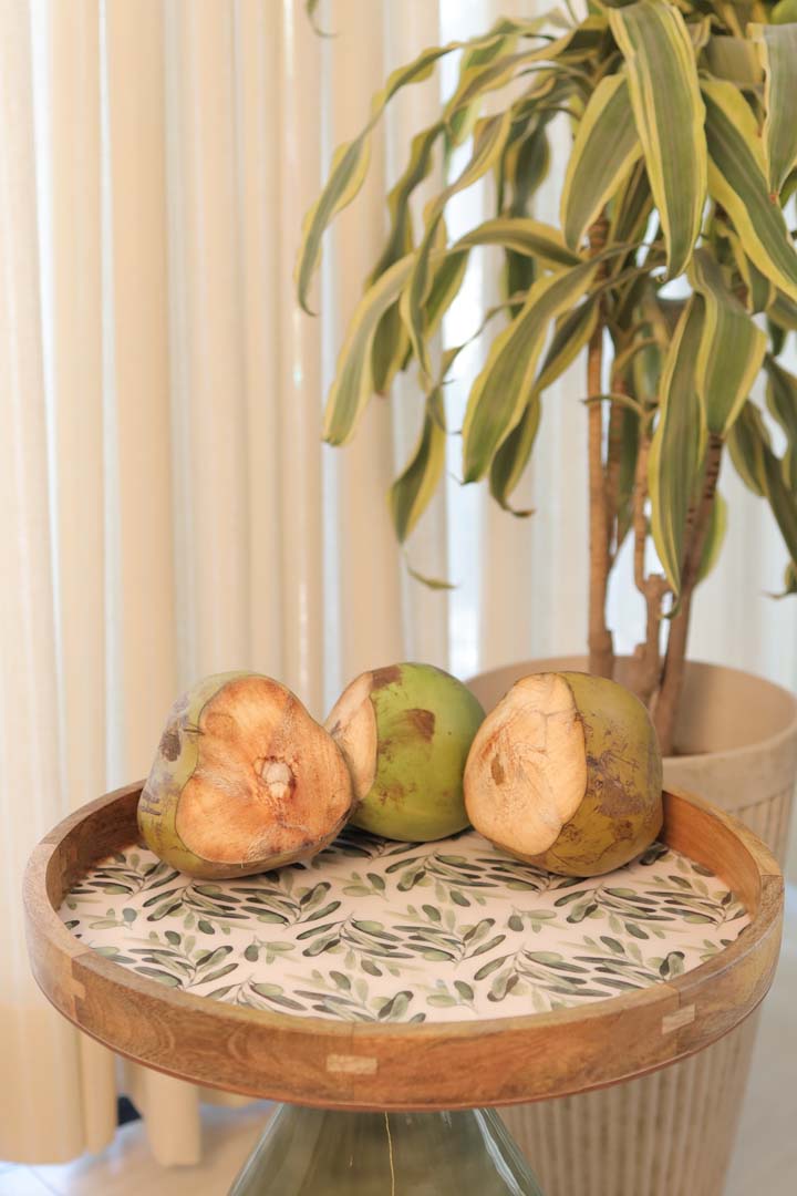 Olive Wood Round Tray 18 inch