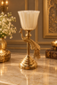 Pure Brass peacock Candlestand Small