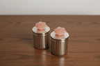 Rose Silvel Line Jar Small Set of 2