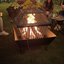 Firepit 37 Inch Outdoor With Mesh Guard