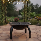 Firepit 24 Inch Outdoor With Mesh Guard - (Bonfire)
