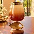 Almond candle decor 11"