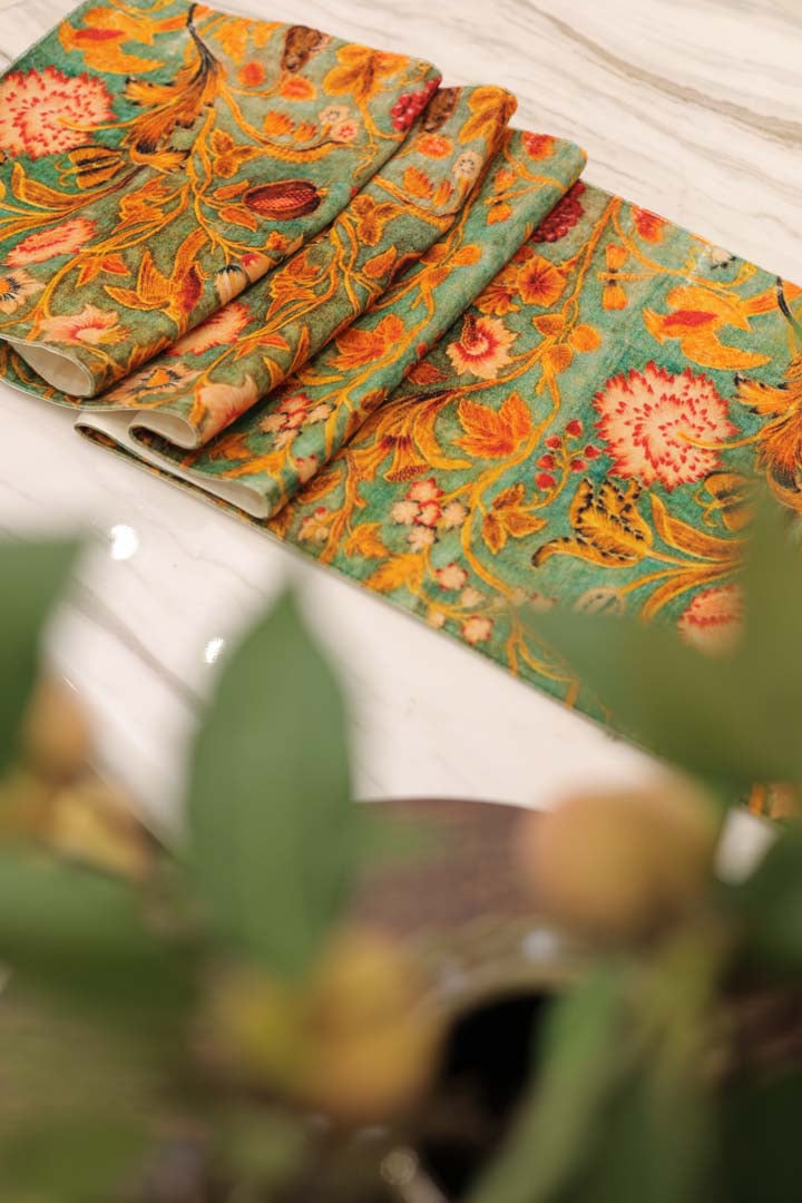 Velvet Printed Table Runner