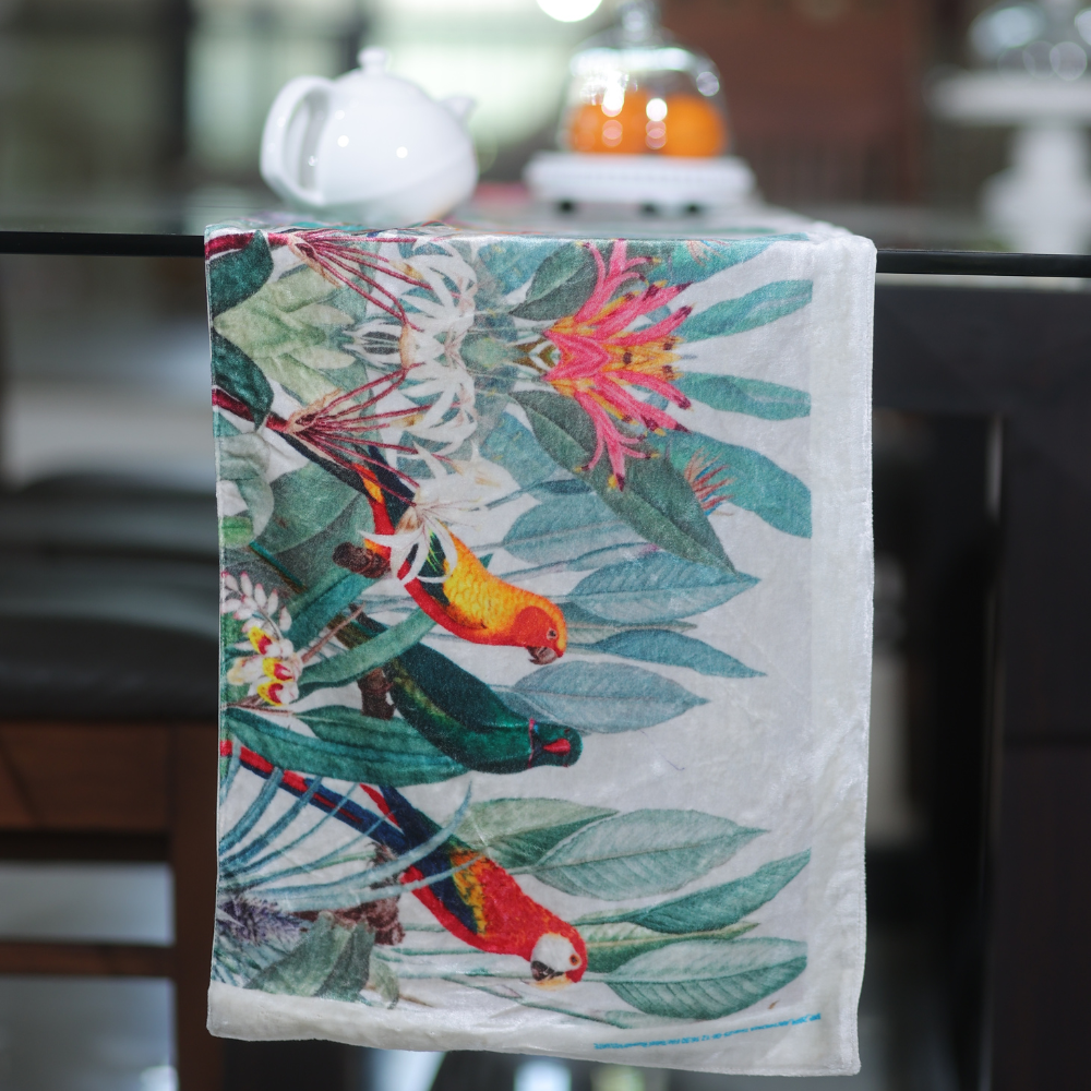 Velvet Printed Table Runner