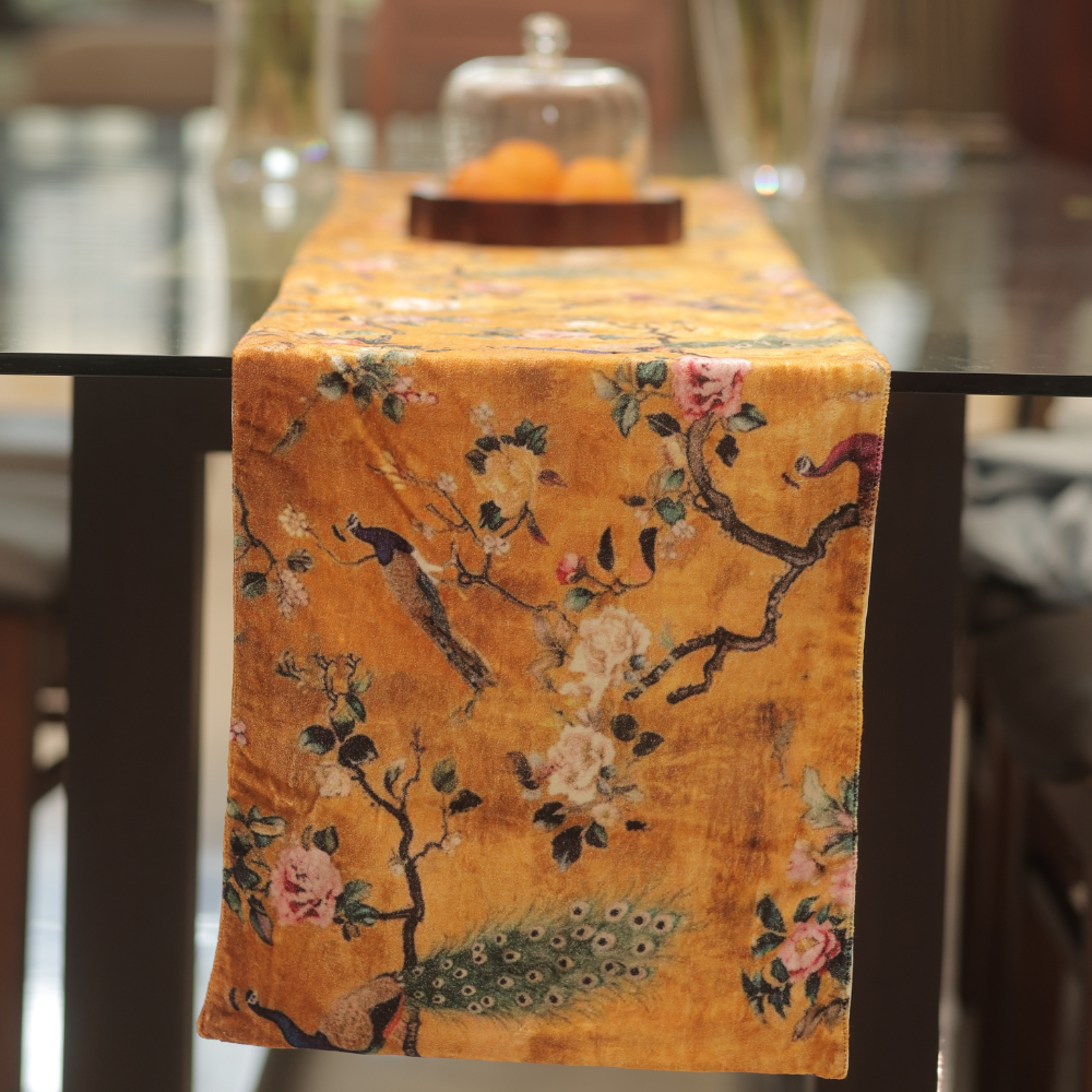 Velvet Printed Table Runner