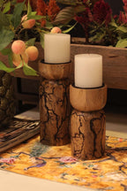 Wood Candle Stands