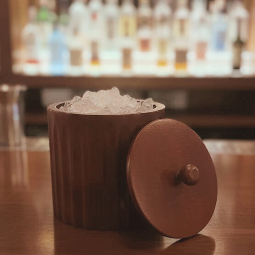 Wood Ice Bucket Large