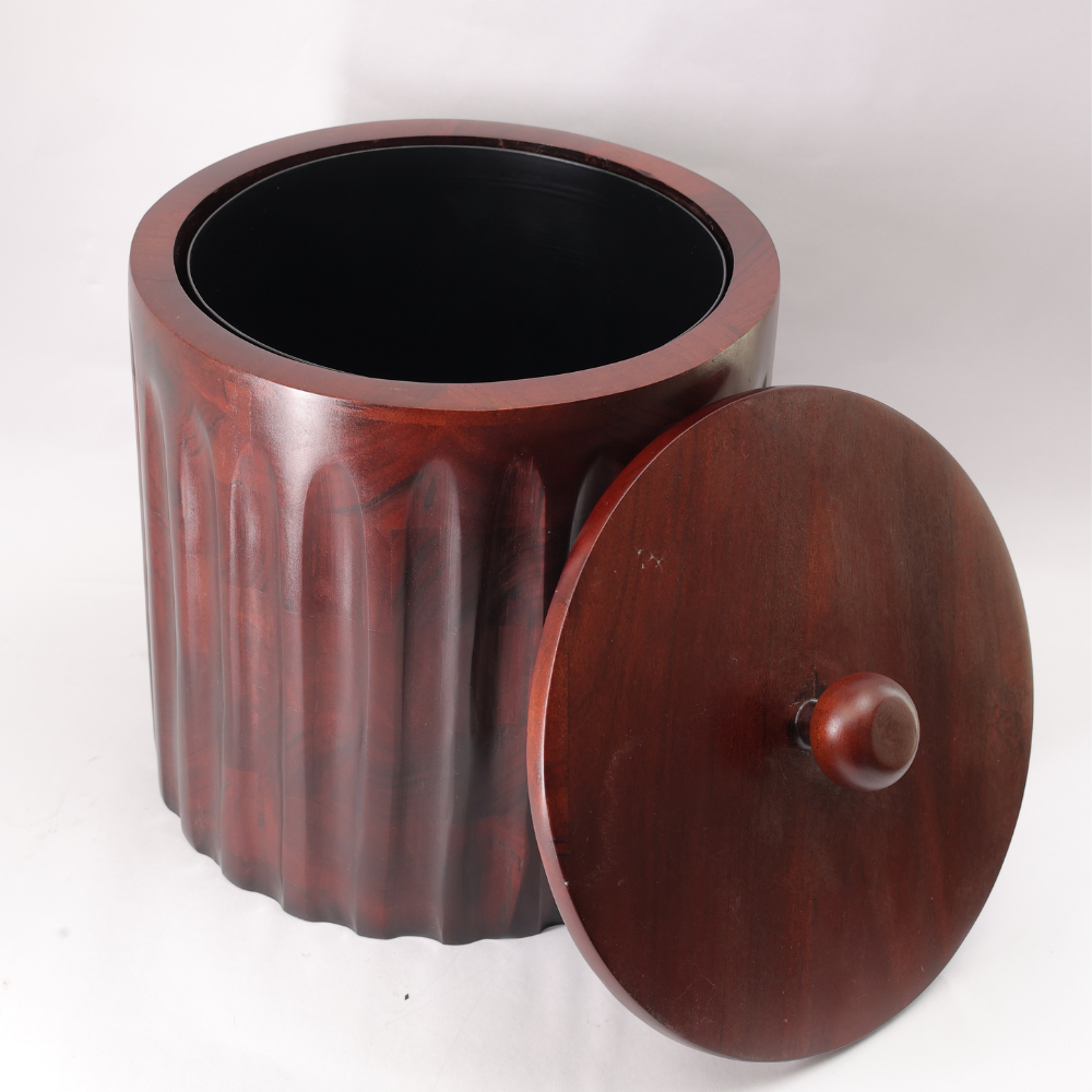 Wood Ice Bucket Large