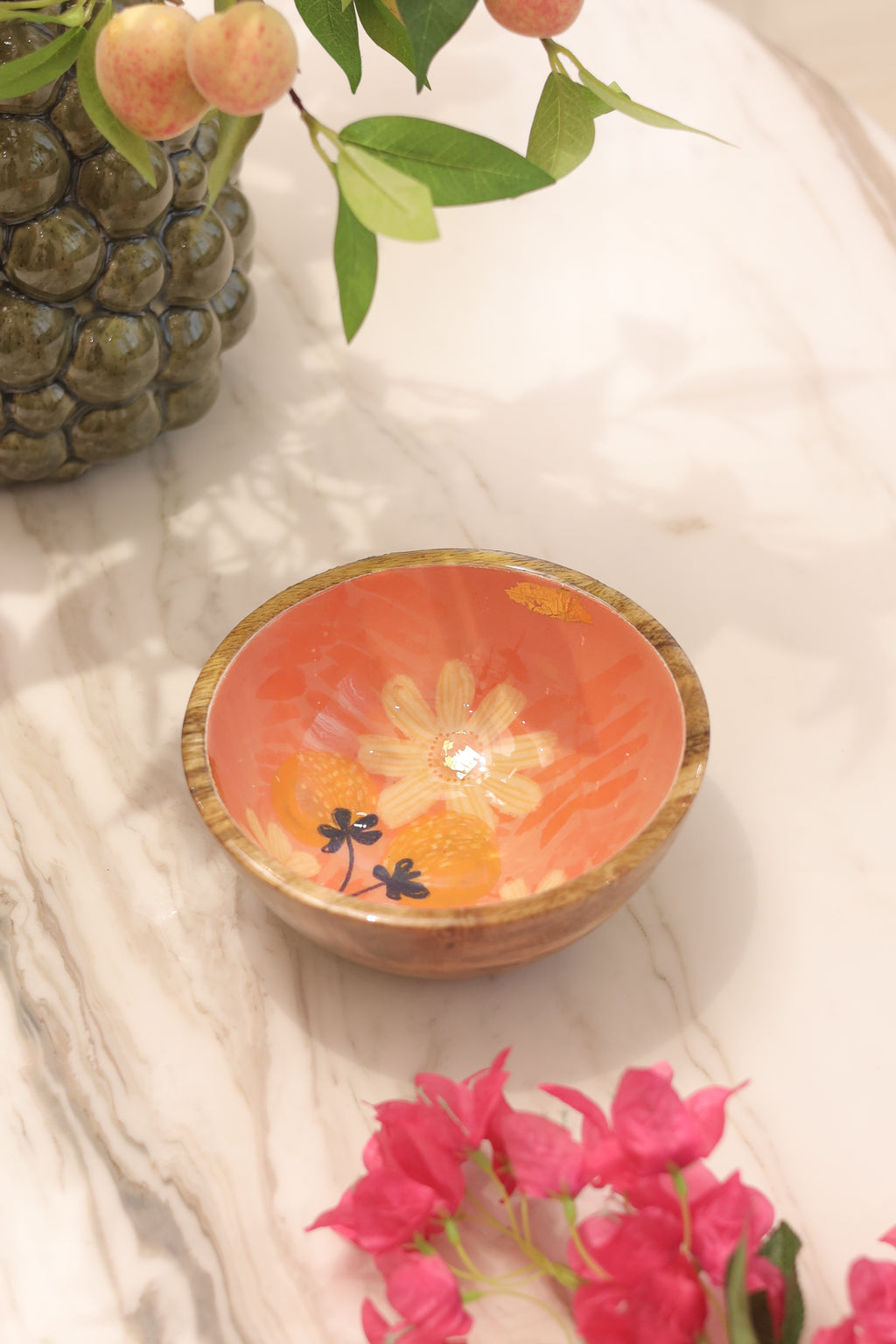 Wood Nut Bowl 7 inch