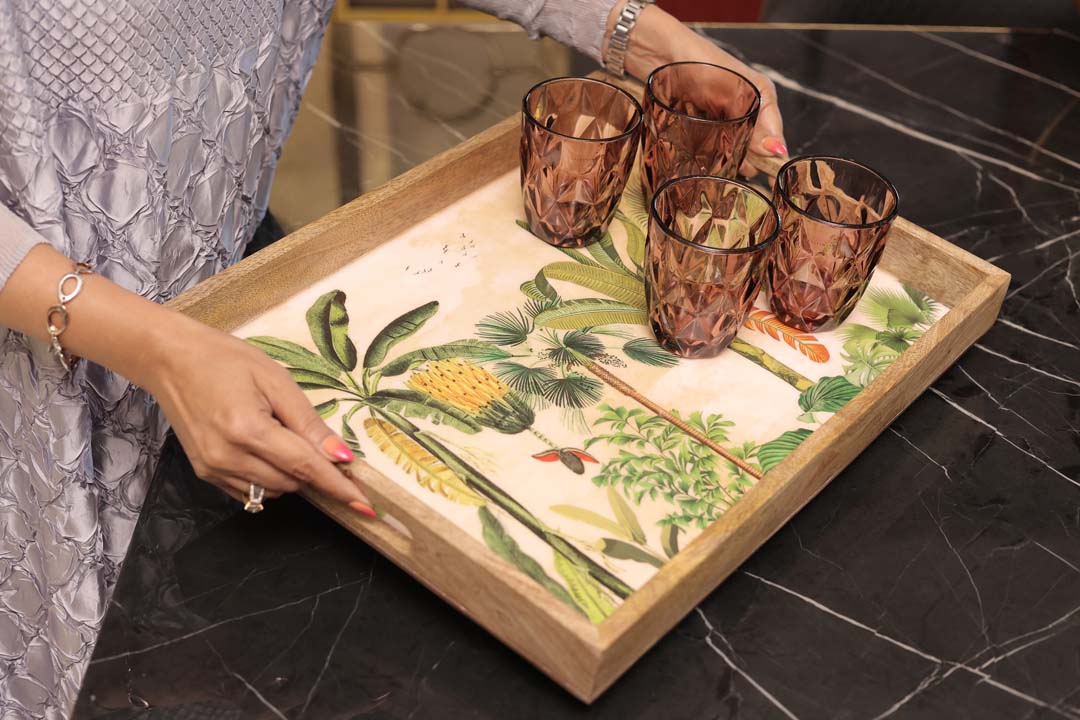 Wood Rectangle Tray Secondary image