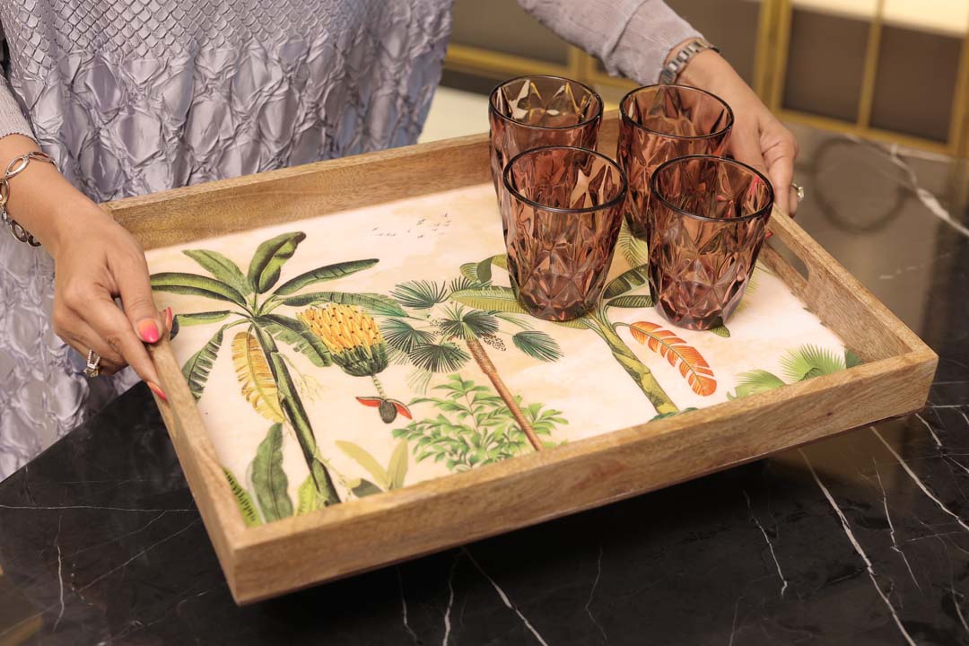 Wood Rectangle Tray