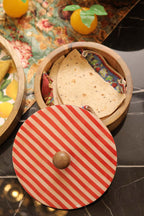 Wood Round Box with Lid