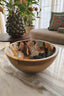 Wood Snack Bowl 9 inch
