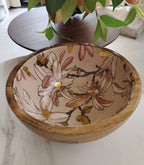 Wood Snack Bowl 9 inch