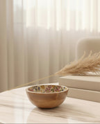 Wood Nut Bowl 7 inch