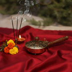 Brass Dhuna Loban Burner Gift Set
