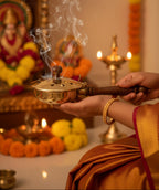 Brass Dhuna Loban Burner Gift Set