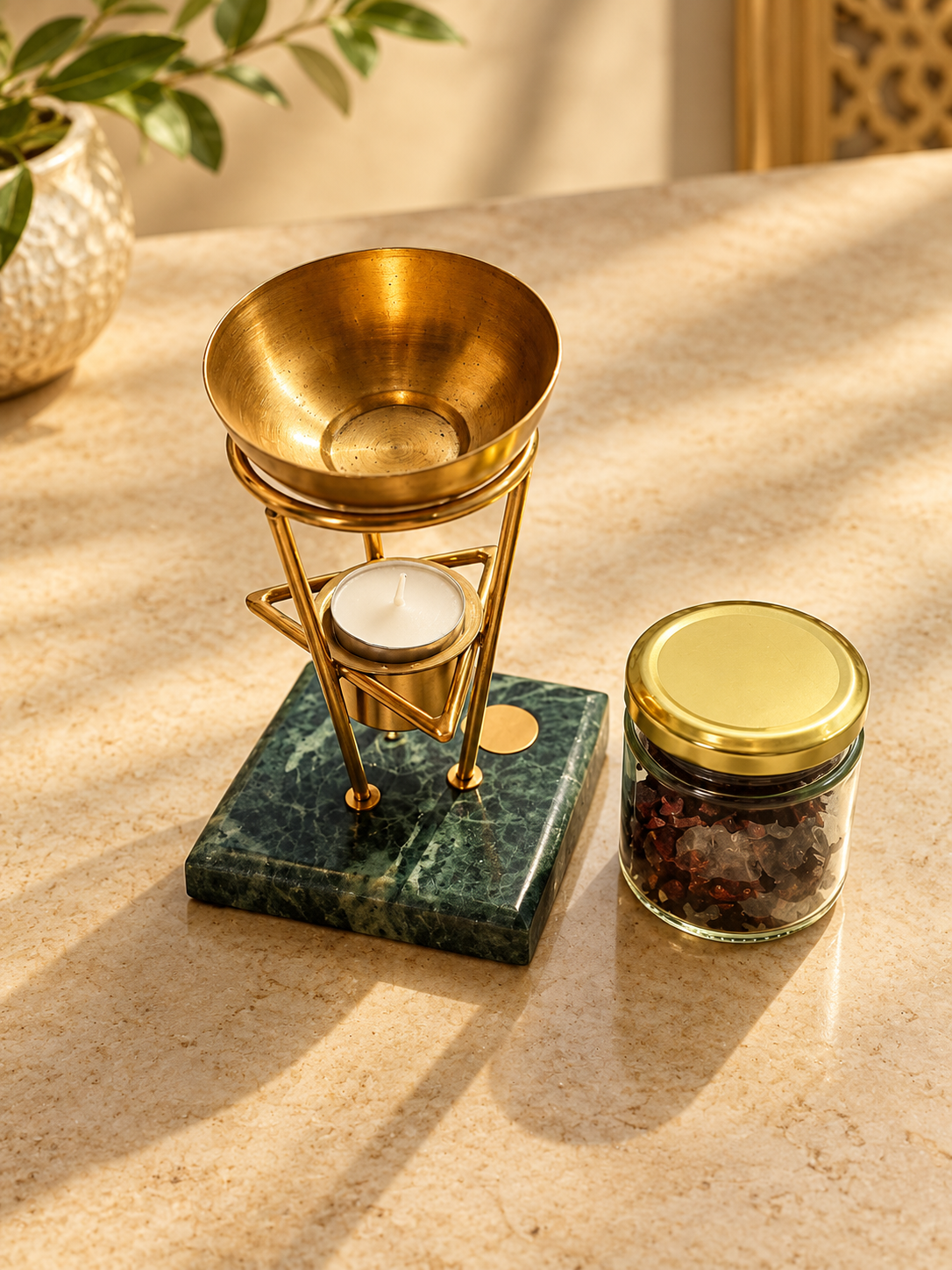 Brass Camphor Diffuser Main image