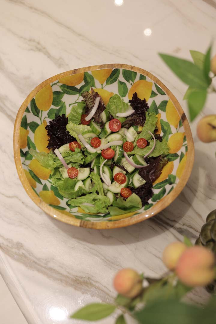 Lemon Salad Bowl 12 inch